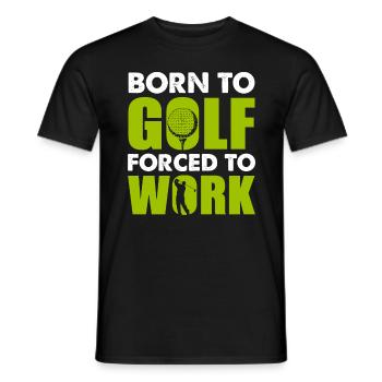 Golf Golf Terrain de golf Golf Ball Golf Club - T-shirt homme - noir - Devant - AI Model Male 178 light (178cm)