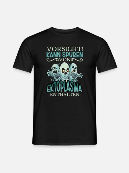 Spuren von Ektoplasma - Geisterjäger - Männer T-Shirt - Schwarz