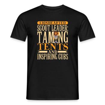 Leo - Scout Supervisor - Men's T-Shirt - black - Front - AI Model Male 178 light (178cm)