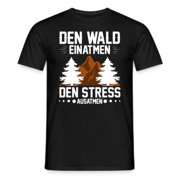 Förster Waldliebhaber Baum Naturliebhaber - Männer T-Shirt - Schwarz - Vorne - AI Model Male 178 light (178cm)