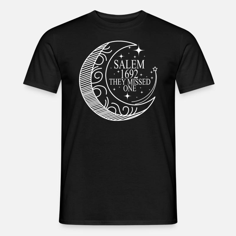 Salem 1692 Sie verpassten eine Hexe okkult eine ve - Männer T-Shirt - Schwarz