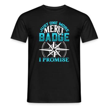 Boy Scout Badge - Boy Scout - Men's T-Shirt - black - Front - AI Model Male 178 light (178cm)