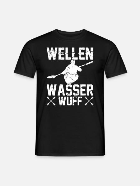 Kajak Paddeln Kajakfahrer Paddler Kajakfahrer - Männer T-Shirt - Schwarz