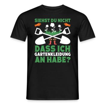 Schrebergarten Landschaftsgärtner Gärtnerin - Männer T-Shirt - Schwarz - Vorne - AI Model Male 178 light (178cm)