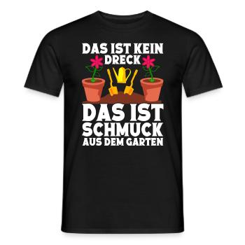 Blumen Gärtnerin Hobbygärtner Gartenarbeit - Männer T-Shirt - Schwarz - Vorne - AI Model Male 178 light (178cm)
