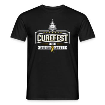 CureFest 2023 CureFest pour les patients atteints de cancer infantile - T-shirt homme - noir - Devant - AI Model Male 178 light (178cm)