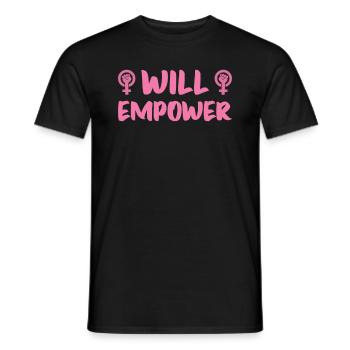 Féminisme Féminisme Femmes Égalité - T-shirt homme - noir - Devant - AI Model Male 178 light (178cm)