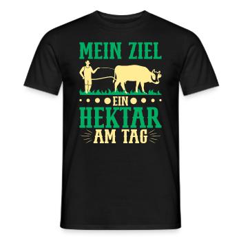 Traktorfahrer Hühnerbauer Landwirte - Männer T-Shirt - Schwarz - Vorne - AI Model Male 178 light (178cm)
