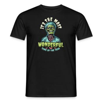 Halloween-Krankenschwester Schönste Zeit - Männer T-Shirt - Schwarz - Vorne - AI Model Male 178 light (178cm)