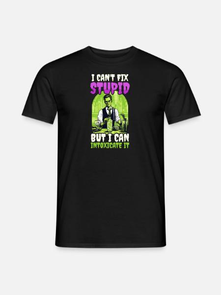 Halloween Barkeeper I Can Intoxicate - Men's T-Shirt - black