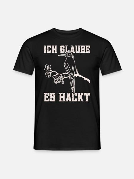 Buntspechtliebhaber Ornithologe Spechtfan - Männer T-Shirt - Schwarz