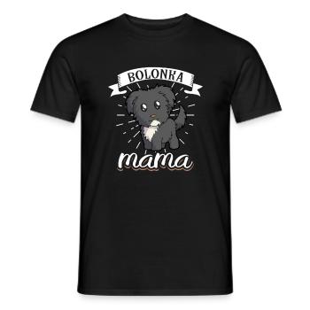 Bolonka Mama - Bolonka Zwetna - T-shirt homme - noir - Devant - AI Model Male 178 light (178cm)