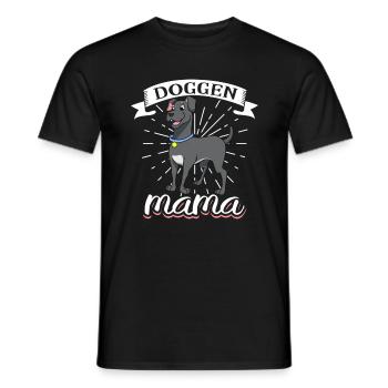 Great Dane Mom - Great Dane - Men's T-Shirt - black - Front - AI Model Male 178 light (178cm)