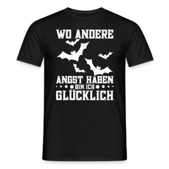 Fledermaus Fledermauszüchter Fledermausliebhaber - Männer T-Shirt - Schwarz - Vorne - AI Model Male 178 light (178cm)