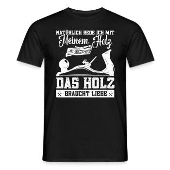 Tischlermeister Handwerker Tischler Schreiner - Männer T-Shirt - Schwarz - Vorne - AI Model Male 178 light (178cm)