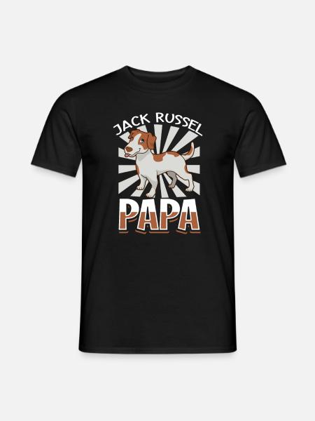 Jack Russel Dad - Jack Russel Terrier - Men's T-Shirt - black