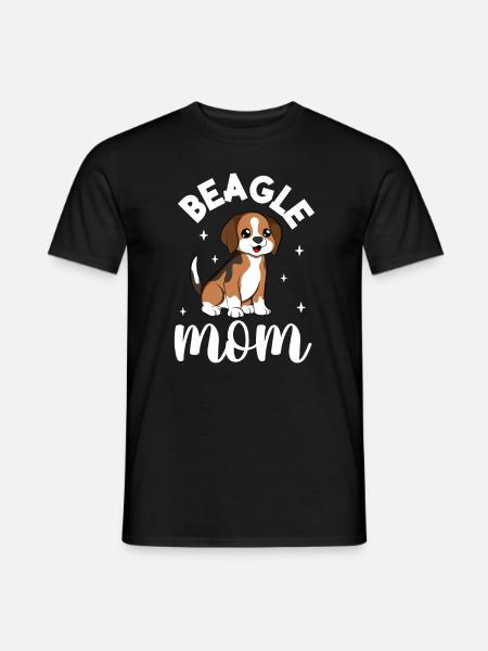 Maman Beagle - Beagle - T-shirt homme - noir