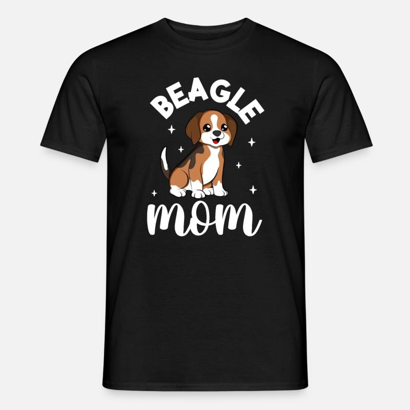 Beagle Mom - Beagle - Men's T-Shirt - black