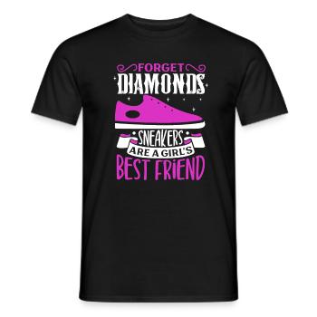 Les baskets sont mes meilleures amies - Sneakerhead - T-shirt homme - noir - Devant - AI Model Male 178 light (178cm)
