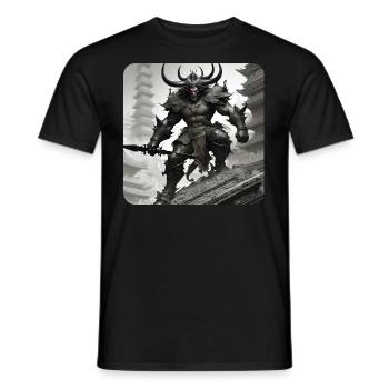 Démon diabolique - T-shirt homme - noir - Devant - AI Model Male 178 light (178cm)