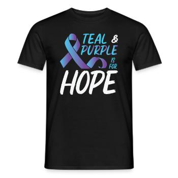 Mental Health Support 988 Suicide Prevention Week - Men's T-Shirt - black - Front - AI Model Male 178 light (178cm)