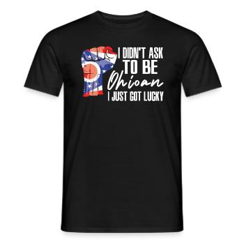 Ohioaner Amerikaner US-Patriot USA Gewachsen Ohio - Männer T-Shirt - Schwarz - Vorne - AI Model Male 178 light (178cm)
