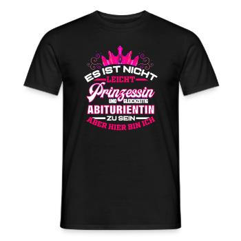 Abiturientin Abschluss Geschenk Abitur für - Männer T-Shirt - Schwarz - Vorne - AI Model Male 178 light (178cm)