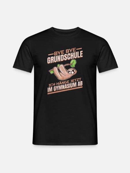 Gymnasium Grundschule Abschluss - Männer T-Shirt - Schwarz