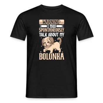 Bolonka Zwetna Amoureux - T-shirt homme - noir - Devant - AI Model Male 178 light (178cm)