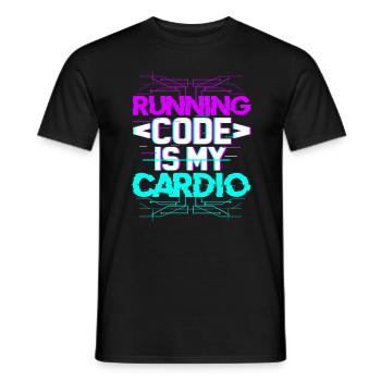 Cadeau de développeur de logiciels pour informaticien I - T-shirt homme - noir - Devant - AI Model Male 178 light (178cm)