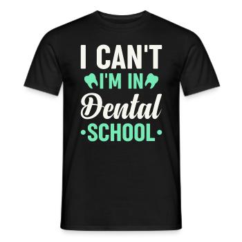 Dental Schule Zahnarzt Dentalmedizin - Männer T-Shirt - Schwarz - Vorne - AI Model Male 178 light (178cm)