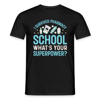 Apotheker Apothekerin Medizin Tabletten Pillen - Männer T-Shirt - Schwarz - Vorne - AI Model Male 178 light (178cm)