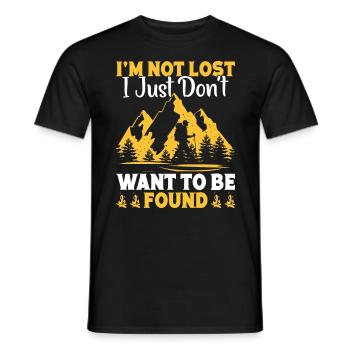 Forest Owner, Nature Lover, Tree Lover, Forest - Men's T-Shirt - black - Front - AI Model Male 178 light (178cm)