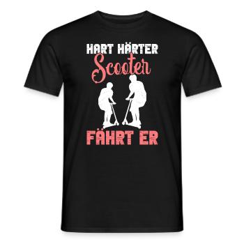 Stuntscooterliebhaber Tretroller Stuntroller - Männer T-Shirt - Schwarz - Vorne - AI Model Male 178 light (178cm)