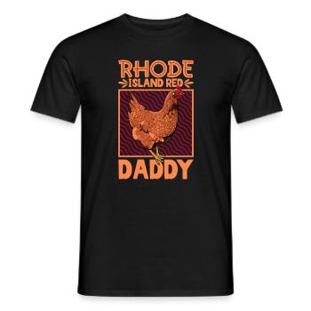 Red Rhodeland dad - Men's T-Shirt - black - Front - AI Model Male 178 light (178cm)