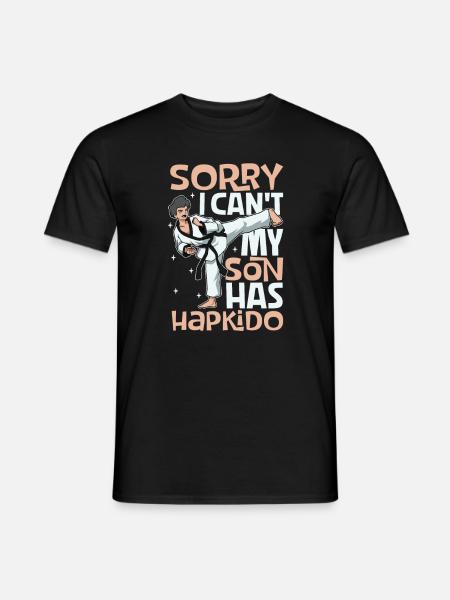 My son does Hapkido - Men's T-Shirt - black