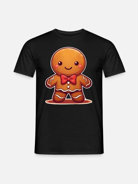Lebkuchen - Männer T-Shirt - Schwarz