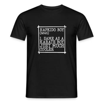 Garçon Hapkido - T-shirt homme - noir - Devant - AI Model Male 178 light (178cm)