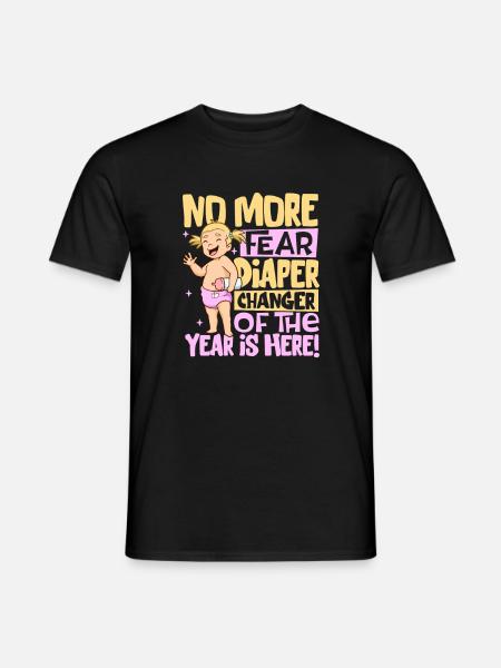 Don't Worry - Diaper Changes - Men's T-Shirt - black