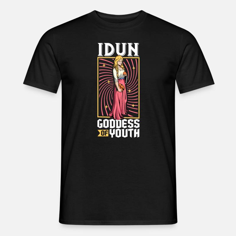 Wikinger Göttin Idun - Männer T-Shirt - Schwarz