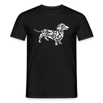 Dachshund Dog Dachshund Mom Dachshund Dad - Men's T-Shirt - black - Front - AI Model Male 178 light (178cm)