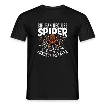 Chilean angle spider - Men's T-Shirt - black - Front - AI Model Male 178 light (178cm)