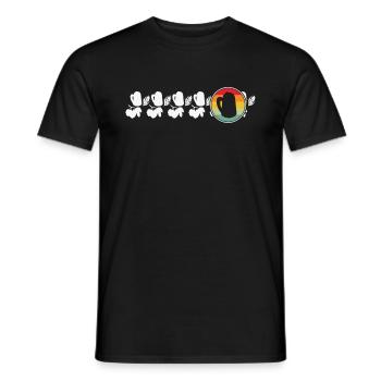Home Brewing Craft Beer Hops Beer Enthusiast - Men's T-Shirt - black - Front - AI Model Male 178 light (178cm)