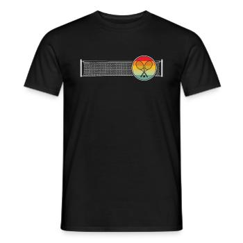 Tennis Sport Fan Court d’entraînement - T-shirt homme - noir - Devant - AI Model Male 178 light (178cm)