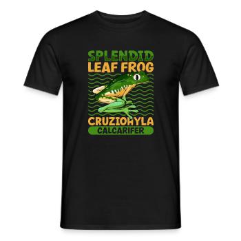 Prachtgreiffrosch - Männer T-Shirt - Schwarz - Vorne - AI Model Male 178 light (178cm)