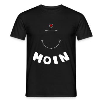 Moule Style Worms Moin idée cadeau - T-shirt homme - noir - Devant - AI Model Male 178 light (178cm)