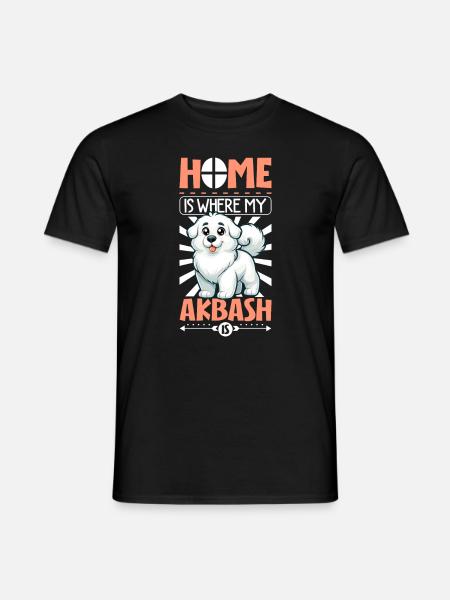 Zuhause - Akbas - Männer T-Shirt - Schwarz