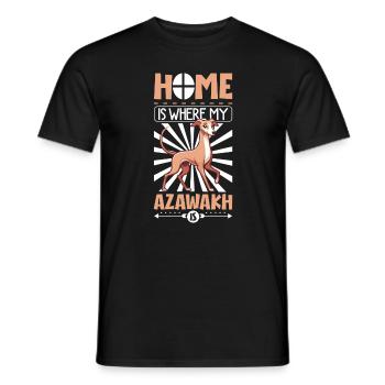 Accueil - Azawakh - T-shirt homme - noir - Devant - AI Model Male 178 light (178cm)