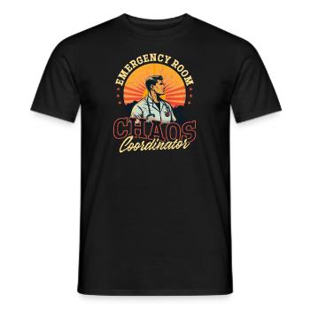 Koordinatorin der Notaufnahme der Notaufnahme - Männer T-Shirt - Schwarz - Vorne - AI Model Male 178 light (178cm)