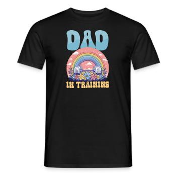 Zukünftiger Papa Papa in Ausbildung - Männer T-Shirt - Schwarz - Vorne - AI Model Male 178 light (178cm)